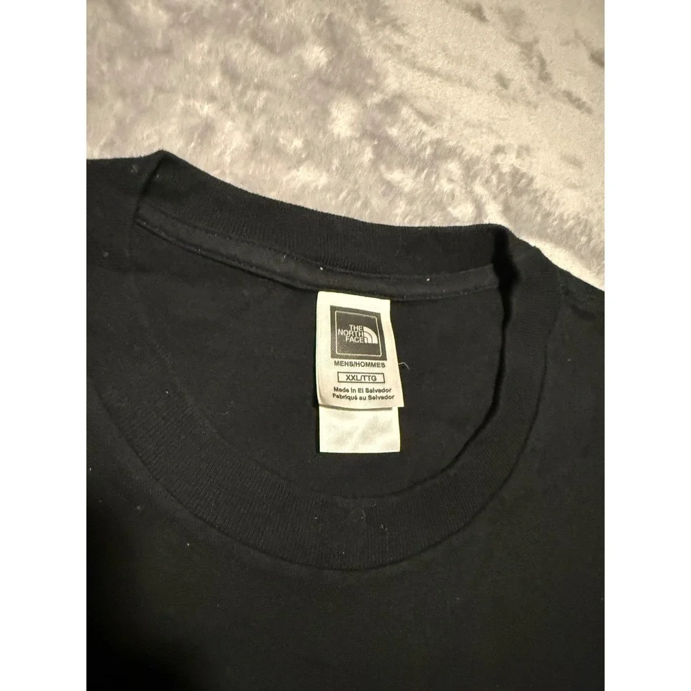 The North Face T-Shirt Mens XXL Black Steep Tech Graphic Logo Short Sleeve Tee